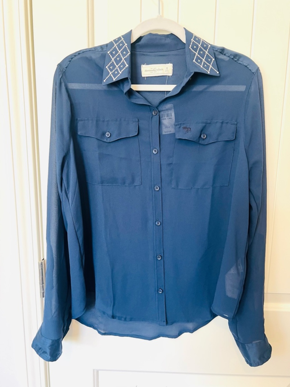 Abercrombie sheer blouse - XS